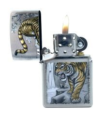 Zippo Tiger On Ledge Dizayn Çakmak