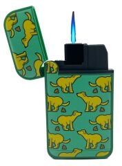 Zengaz Cool Tasarım Jet Alev Çakmak - Pooping Doggi