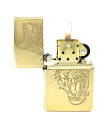 Zippo Fierce Tiger - Vahşi Kaplan Dizayn Çakmak