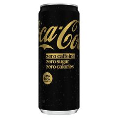 Coke Zero Zero Coca Kola 330 ml Şekersiz Kafeinsiz (6 ADET)