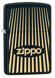 Zippo Lines Logo Design Çakmak