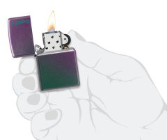 Zippo Logo Iridescent Matte - Yanardöner Dizayn Çakmak