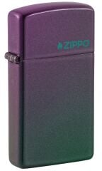 Zippo Slim Iridescent Matte Logo - Yanardöner Dizayn Çakmak