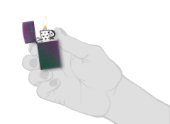 Zippo Slim Iridescent Matte Logo - Yanardöner Dizayn Çakmak