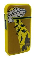 Zengaz Cool Tasarım Jet Alev Çakmak - Ufo Dino Abducting