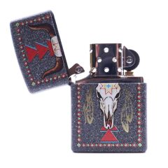 Zippo Iron Stone Longhorn Dizayn Çakmak