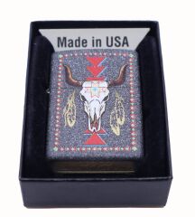 Zippo Iron Stone Longhorn Dizayn Çakmak