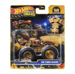 Hot Wheels Monster Trucks Canavar Kamyon Arabalar Trophy Şampiyonları - Hw Tiger Shark