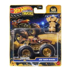 Hot Wheels Monster Trucks Canavar Kamyon Arabalar Trophy Şampiyonları - Hw Tiger Shark