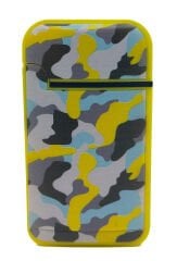 Zengaz Cool Tasarım Jet Alev Çakmak - Yellow Camouflage