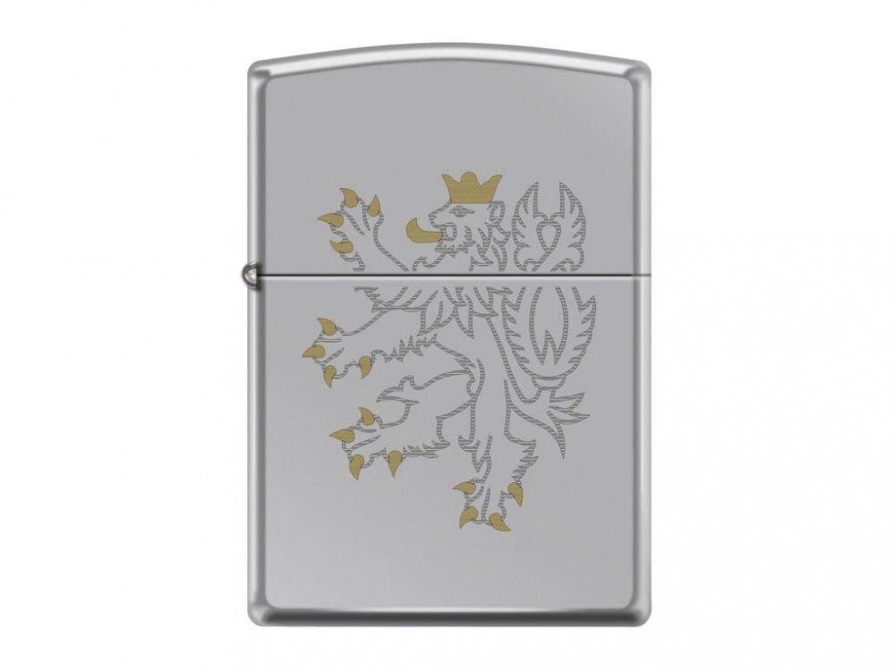 Zippo Armor® Kasa Czech Lion Dizayn Çakmak
