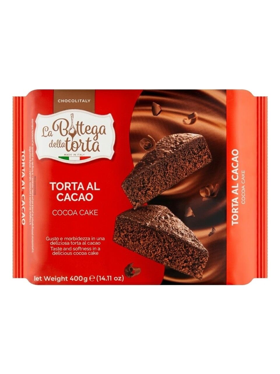Chocolitaly La Bottega Della Torta Cocoa Cake - Kakaolu Kek 400 Gr