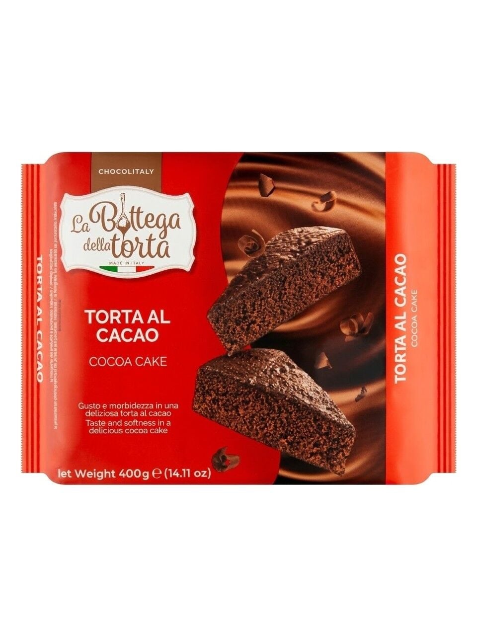 Chocolitaly La Bottega Della Torta Cocoa Cake - Kakaolu Kek 400 Gr