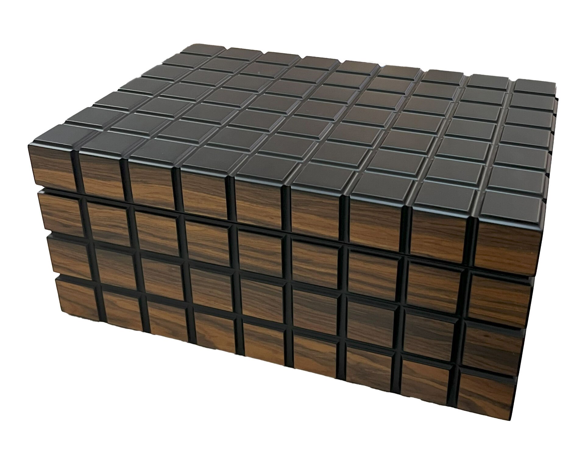 Mat Kahverengi Kaplama Humidor - Puro Saklama Kutusu