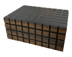 Mat Kahverengi Kaplama Humidor - Puro Saklama Kutusu