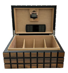 Mat Kahverengi Kaplama Humidor - Puro Saklama Kutusu