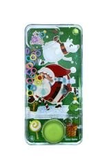 Hediyelik Sulu Halka Geçirme Oyuncağı - Noel Baba ve Kutup Ayısı Figürlü