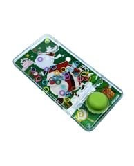 Hediyelik Sulu Halka Geçirme Oyuncağı - Noel Baba ve Kutup Ayısı Figürlü