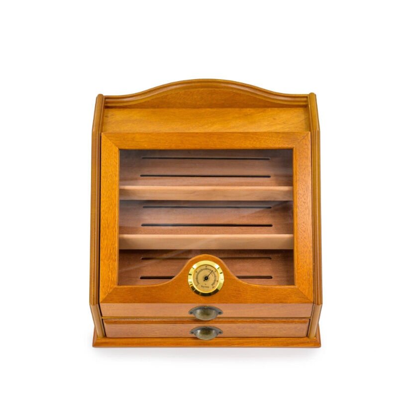 FireBird Puro Humidoru - Klasik Puro Saklama Kutusu Cam Kapaklı