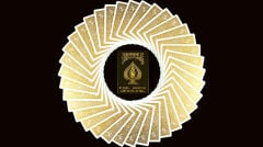 Bicycle® Metalluxe Foil Back Gold Oyun İskambil Kartı