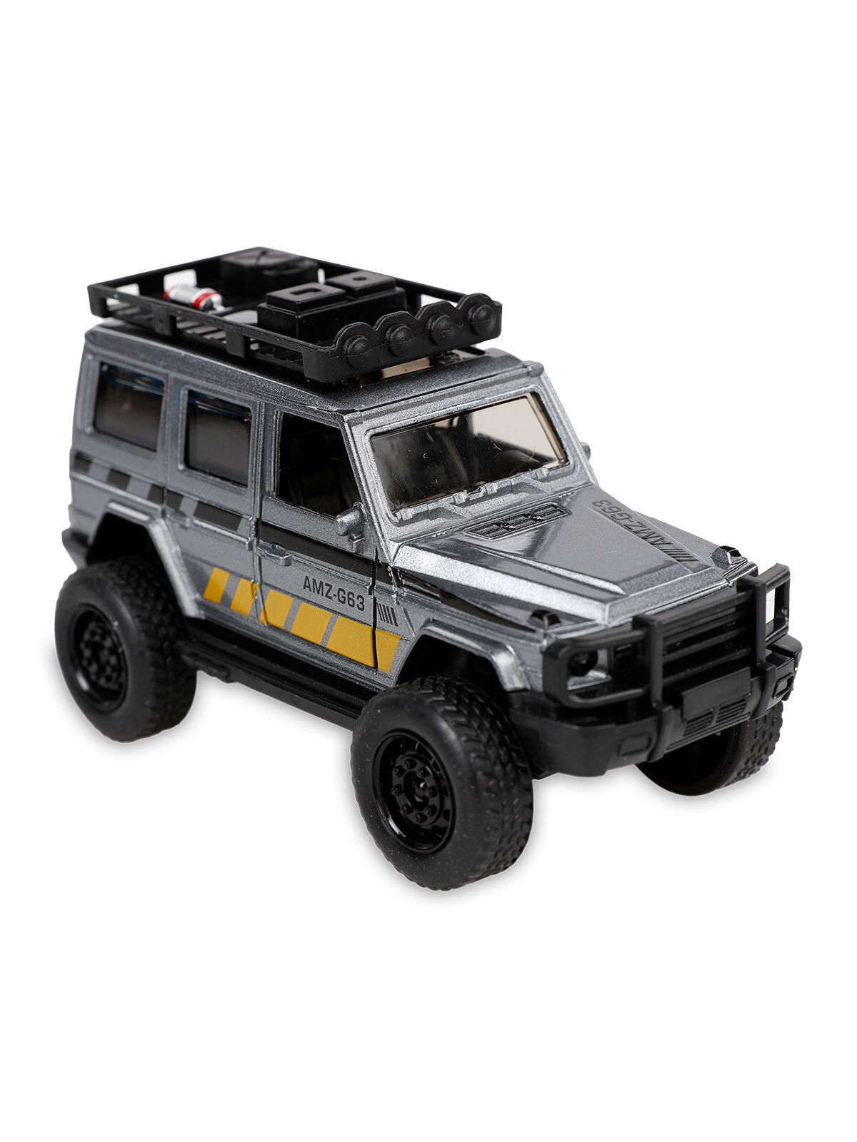 Çek Bırak Metal Off-Road Jeep Araba Gri