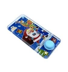 Hediyelik Sulu Halka Geçirme Oyuncağı - Noel Baba ve Geyik Figürlü