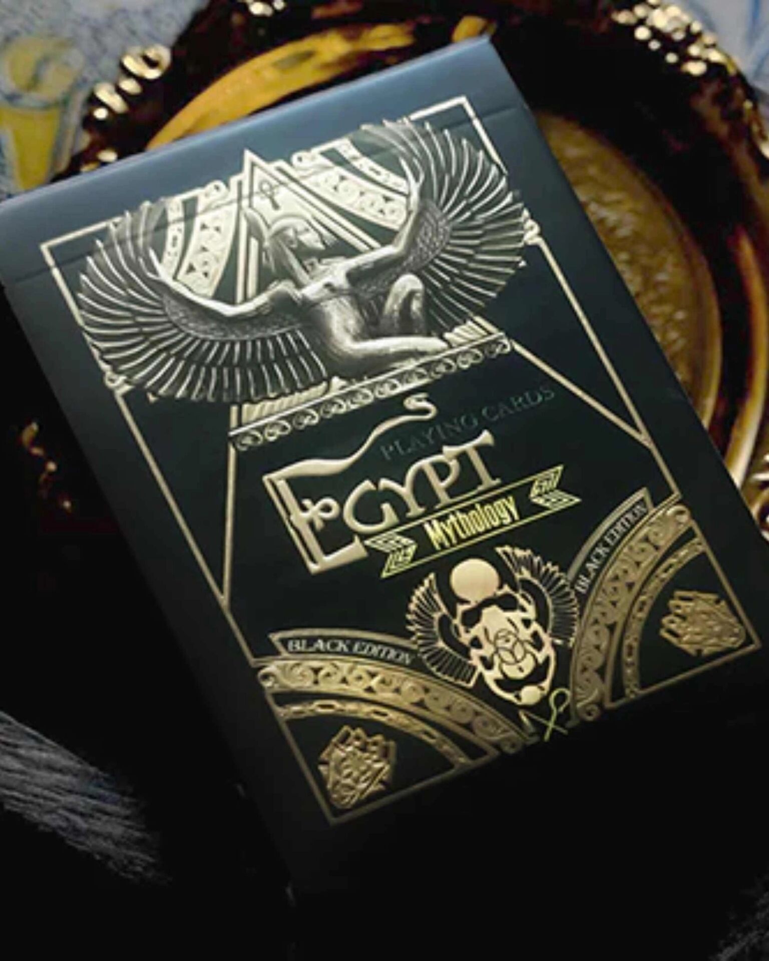 Egypt Mythology Black Edition (Pharaoh Dark Gray) Oyun İskambil Kartı