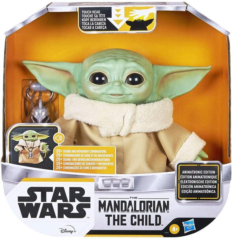 Hasbro Star Wars The Child Animatronic Baby Yoda Grogu 25'ten Fazla Ses Ve Hareket Kombinasyonlu