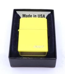 Zippo Yellow Logo Dizayn Çakmak