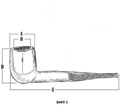 Peterson Sherlock Holmes Lestrade 9mm Filtreli Pipo