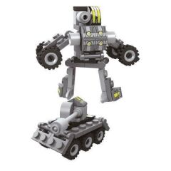 Arabaya Dönüşen Robot Blok Oyuncak Bricks - Block Warrior Vibrate