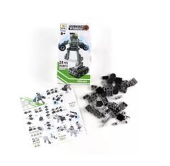 Arabaya Dönüşen Robot Blok Oyuncak Bricks - Block Warrior Vibrate