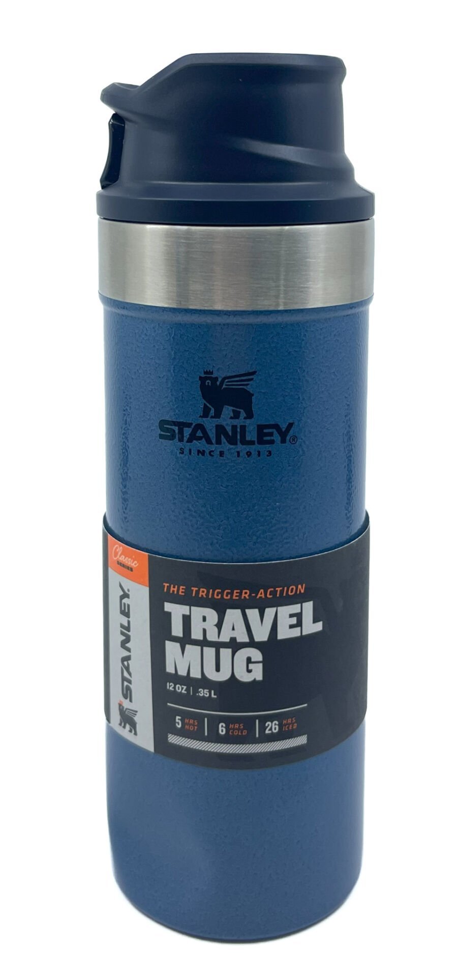 Classic Trigger-Action Travel Mug 0,35 Litre(12 Oz) - Stanley Klasik Tek El Termos Bardak - Hammertone Lake OUTLET ÜRÜN