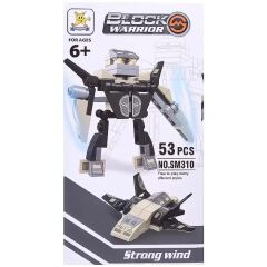 Arabaya Dönüşen Robot Blok Oyuncak Bricks - Block Warrior Strong Wing