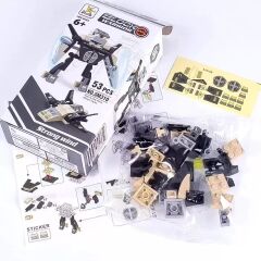 Arabaya Dönüşen Robot Blok Oyuncak Bricks - Block Warrior Strong Wing
