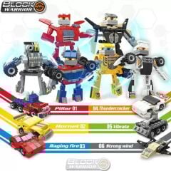 Arabaya Dönüşen Robot Blok Oyuncak Bricks - Block Warrior Strong Wing