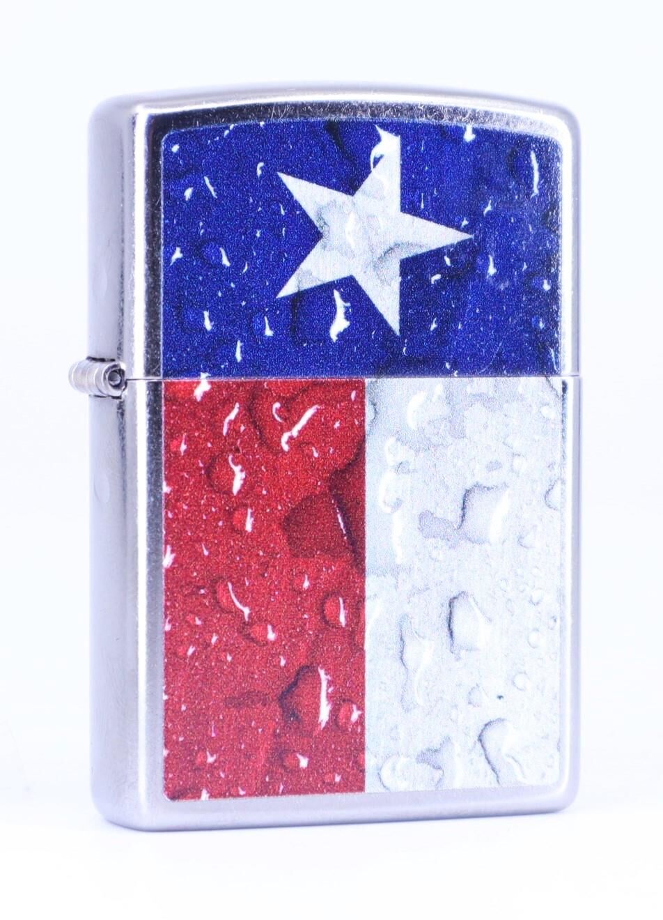 Zippo Texas Flag Dizayn Çakmak