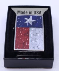Zippo Texas Flag Dizayn Çakmak