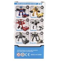 Arabaya Dönüşen Robot Blok Oyuncak Bricks - Block Warrior Racing Fire