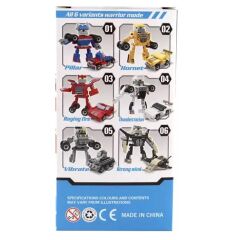 Arabaya Dönüşen Robot Blok Oyuncak Bricks - Block Warrior Racing Fire