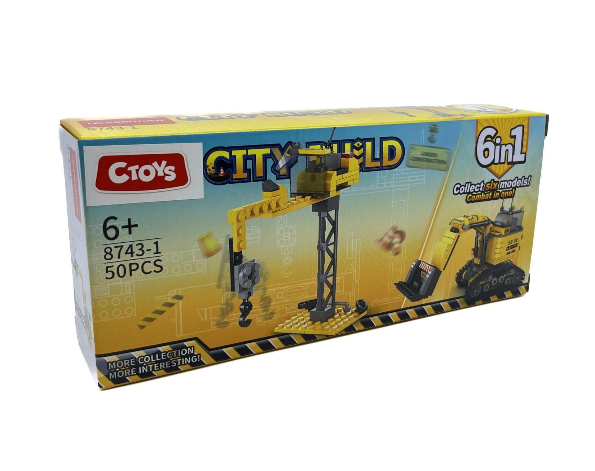 Lelebrother City Build İş Makinesi Seti Eğitici Blok Oyuncak No-1