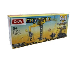 Lelebrother City Build İş Makinesi Seti Eğitici Blok Oyuncak No-1
