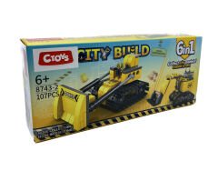Lelebrother City Build İş Makinesi Seti Eğitici Blok Oyuncak No-2