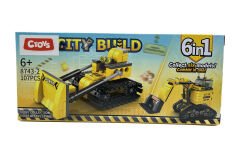 Lelebrother City Build İş Makinesi Seti Eğitici Blok Oyuncak No-2