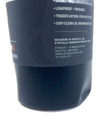 Stanley 0.47L Classic Trigger-Action Travel Mug - Matte Black OUTLET ÜRÜN