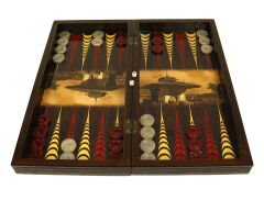 Yenigün Üsküdar Üçüncü Ahmet Çeşmesi Resimli Tavla