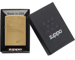 Zippo Prinç İşlemeli Pipo Çakmak