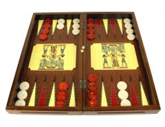 Yenigün Antik Mısır Papirus Resimli Tavla - Büyük Boy