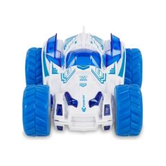360 Derece Dönebilen Sürtmeli Akrobasi Arabası/Stunt Car - Mavi