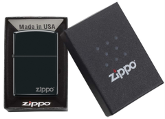 Zippo Logo Black Matte Dizayn Çakmak
